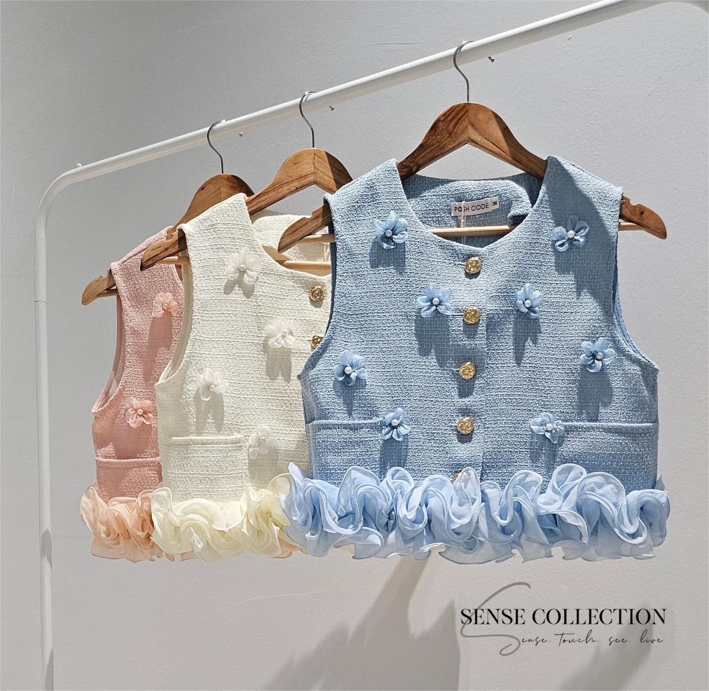 Chanel-style top轻奢小香风上衣 SC1113