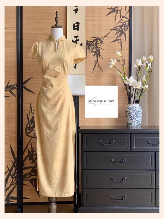 *Pre Order*新中式气质收腰立体旗袍 SCPO12