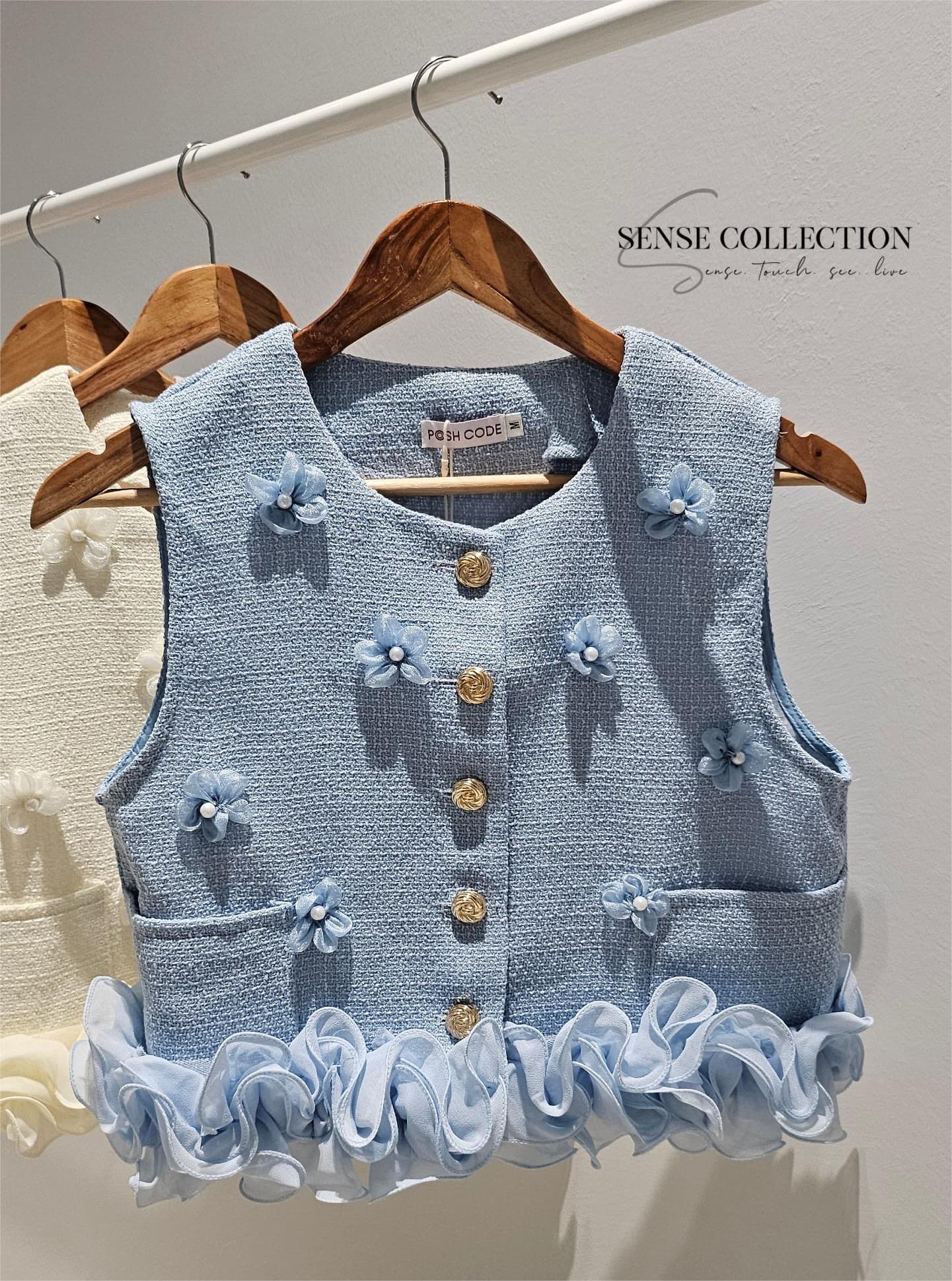Chanel-style top轻奢小香风上衣 SC1113