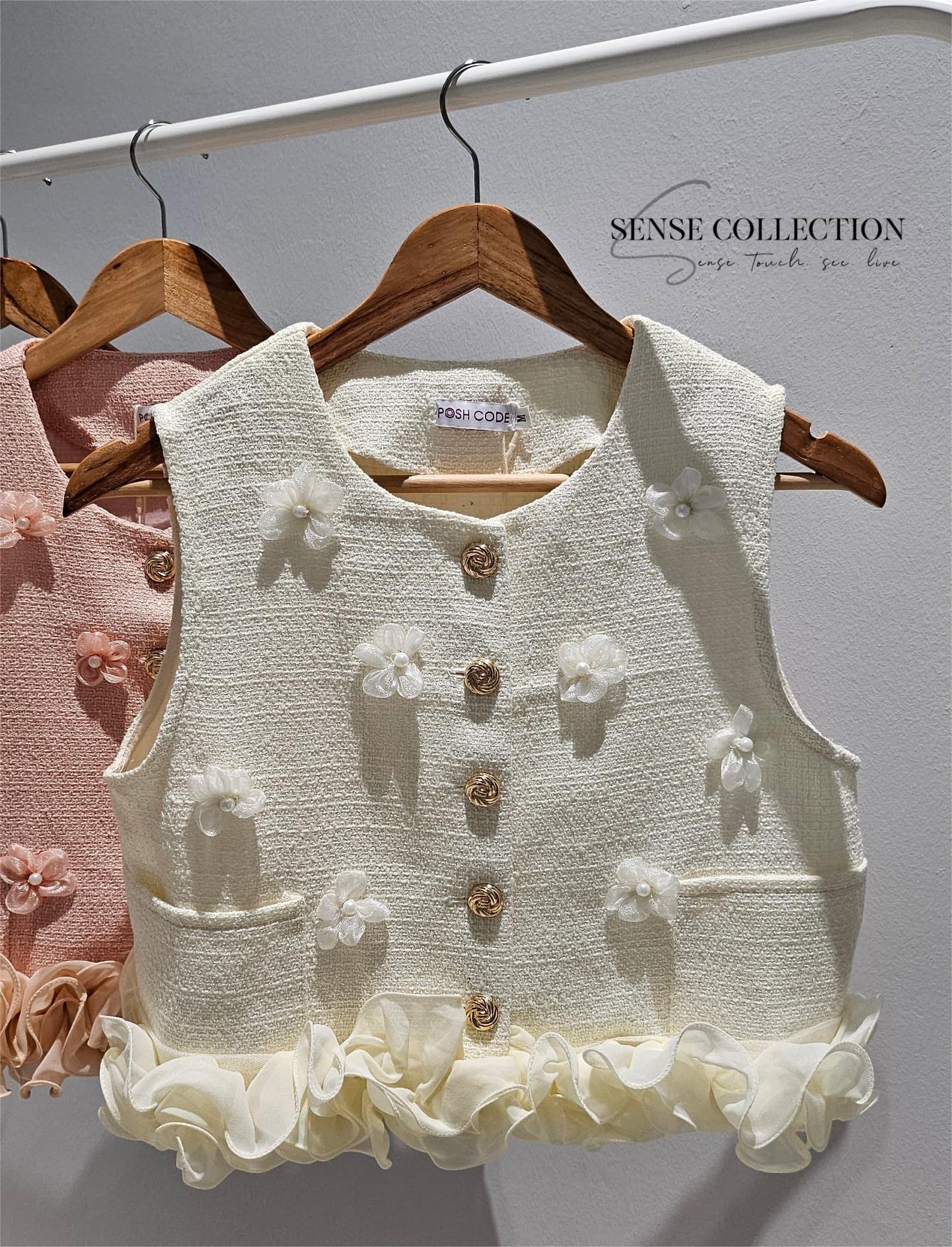 Chanel-style top轻奢小香风上衣 SC1113