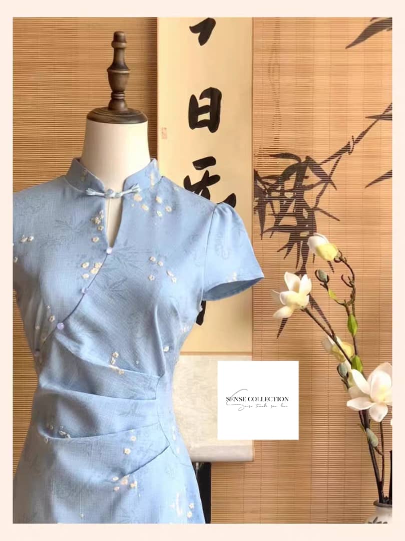 *Pre Order*新中式气质收腰立体旗袍 SCPO12