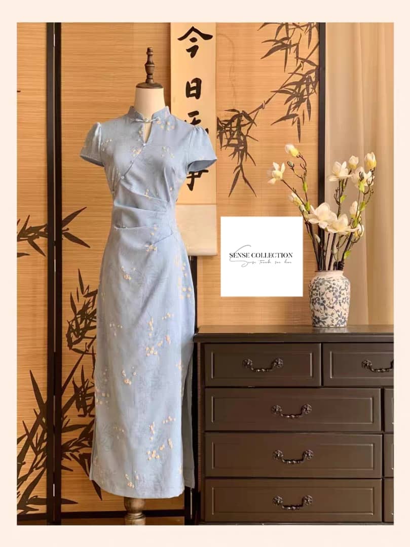 *Pre Order*新中式气质收腰立体旗袍 SCPO12