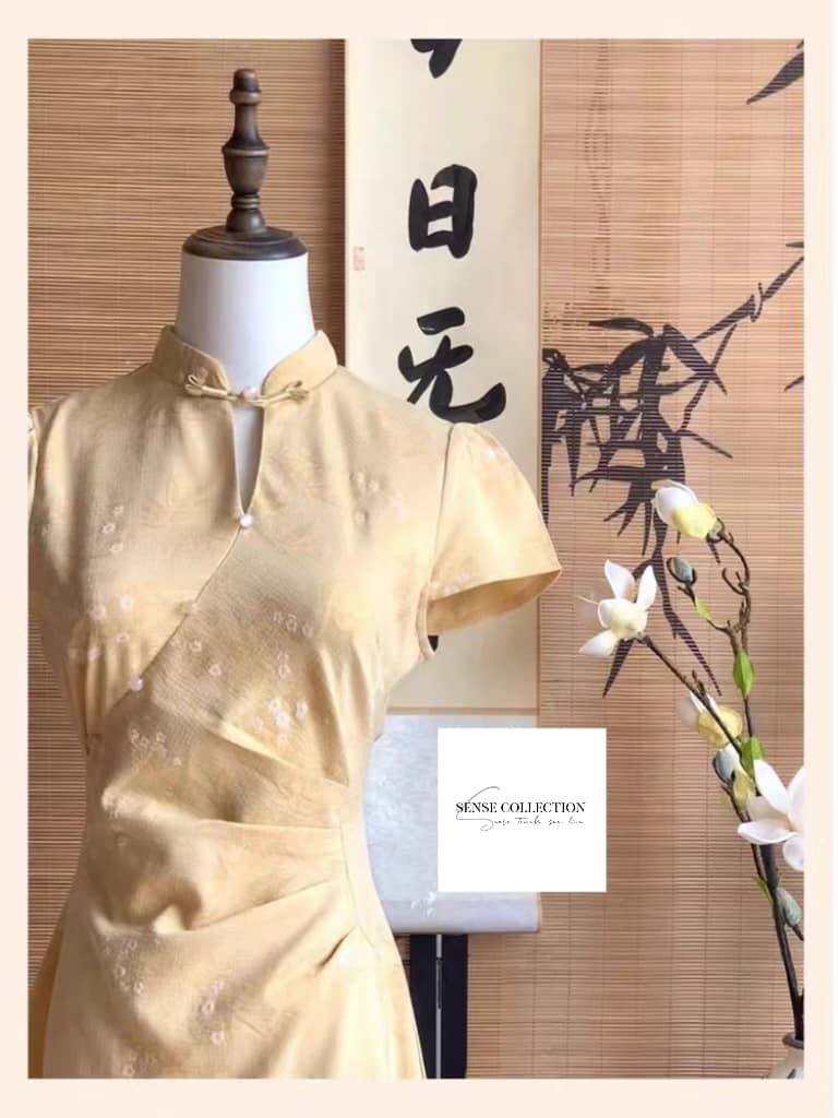 *Pre Order*新中式气质收腰立体旗袍 SCPO12