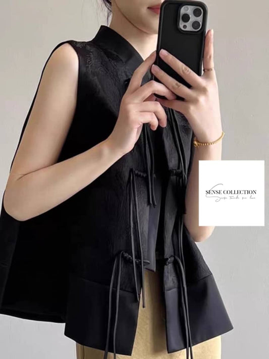 *Pre Order*新中式国风立领马甲 SCPO17